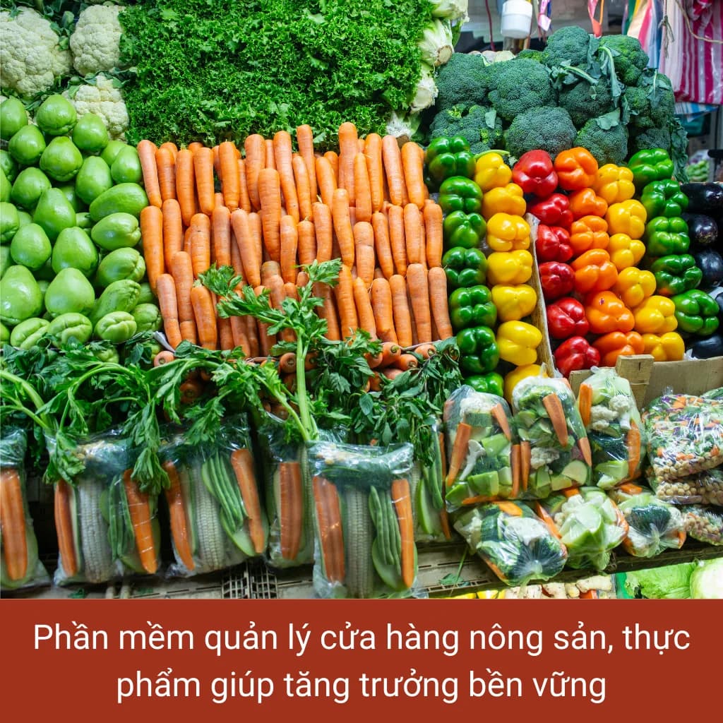 Phần mềm quản lý cửa hàng nông sản thực phẩm chuyên nghiệp