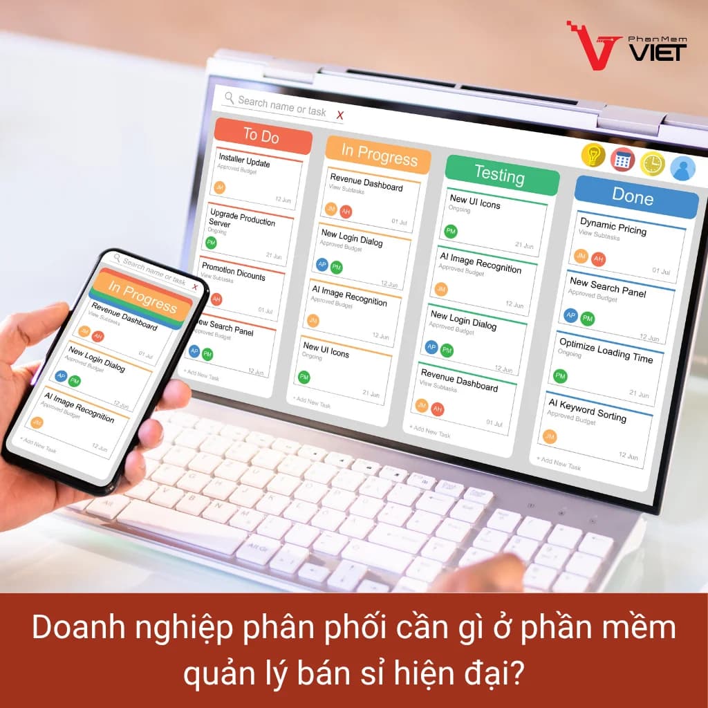Phần mềm quản lý phân phối bán sỉ bán buôn cho doanh nghiệp