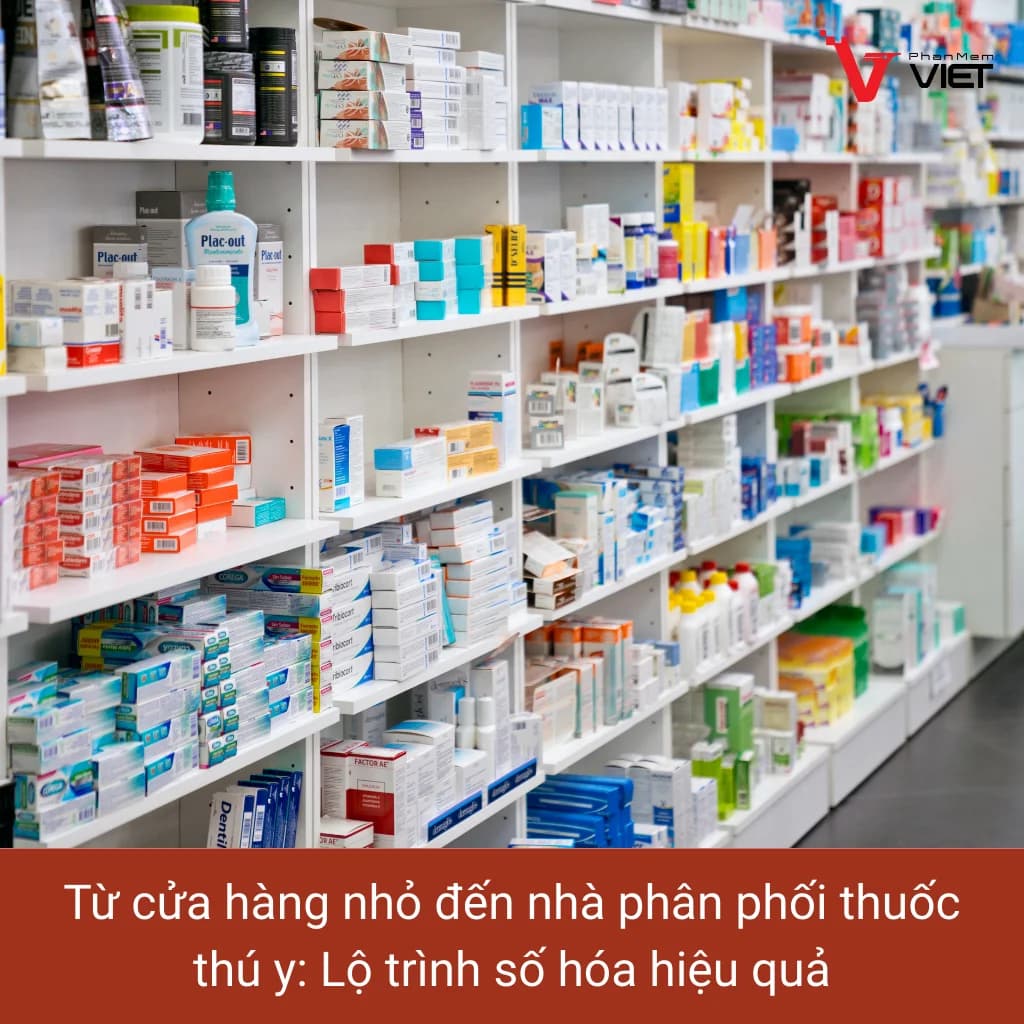 Cửa hàng thuốc thú y chuyển đổi số bằng phần mềm quản lý bán hàng