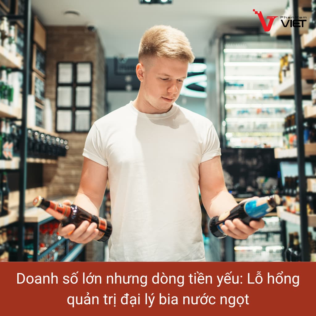 Quản lý đại lý phân phối bia nước ngọt tối ưu dòng tiền