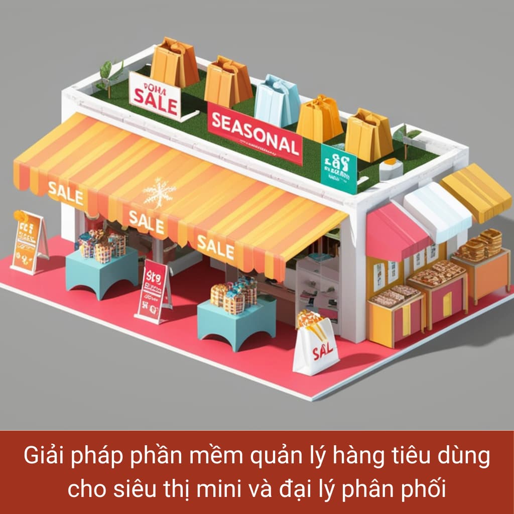 Phần mềm quản lý hàng tiêu dùng cho siêu thị mini và đại lý phân phối