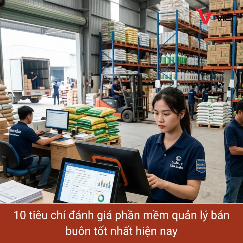 10 tiêu chí đánh giá phần mềm quản lý bán buôn tốt nhất hiện nay cho doanh nghiệp phân phối